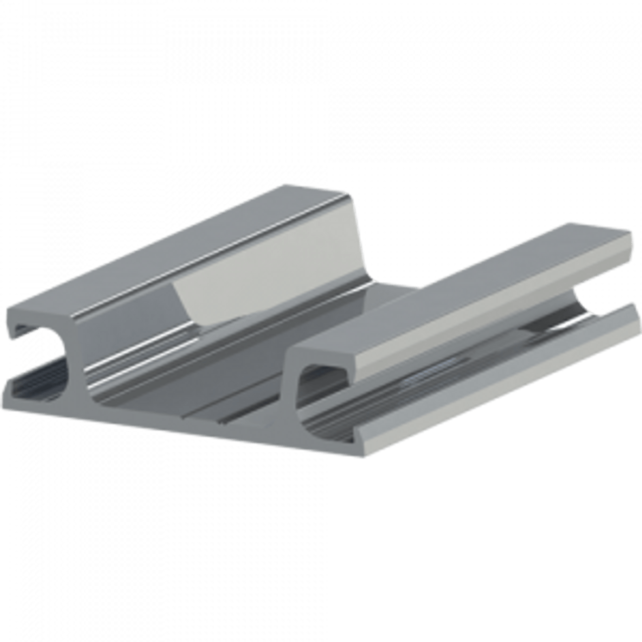 ASO ASO AL25 14B ALUMINIUM PROFILE BLACK (RUB004 & RUB005) (£P/M) - Electric - Gate Kits