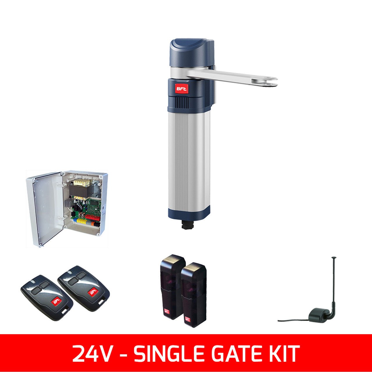 BFT Automation E5 BT A - SINGLE KIT - Electric - Gate Kits
