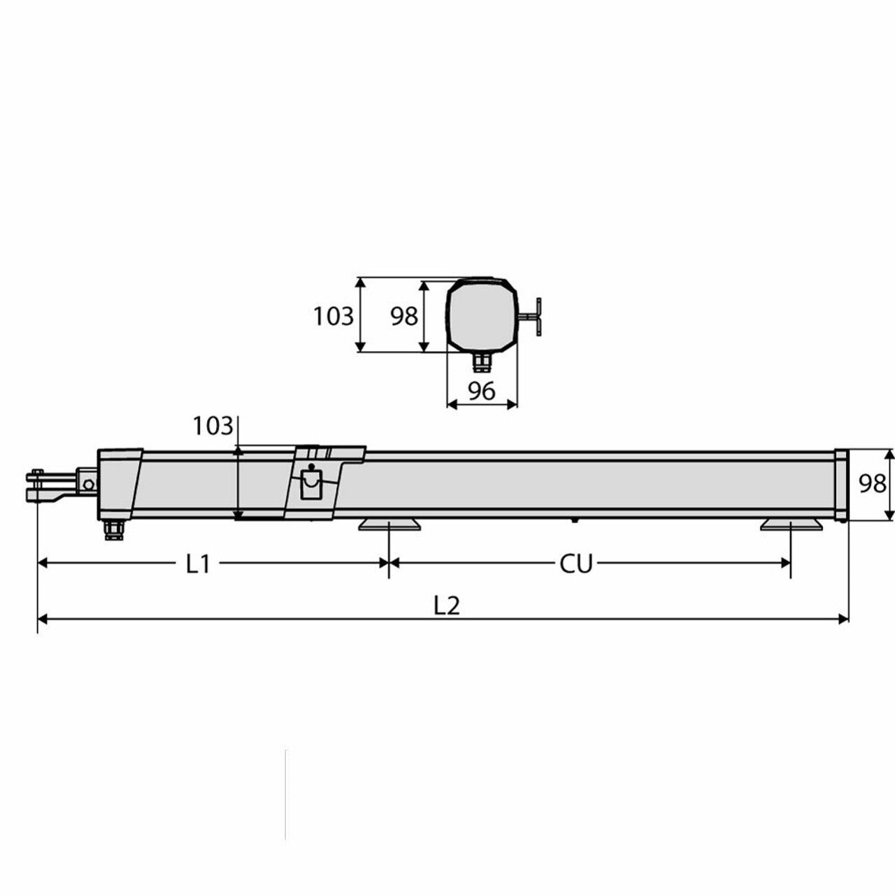 BFT Automation GIUNO ULTRA - TWIN KIT - Electric - Gate Kits