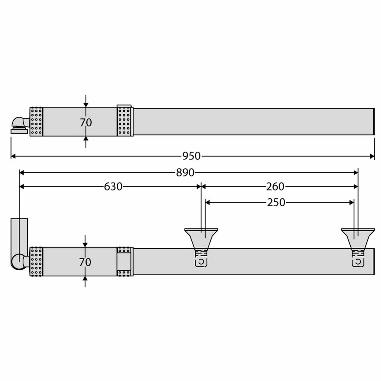 BFT Automation ORO - TWIN KIT - Electric - Gate Kits
