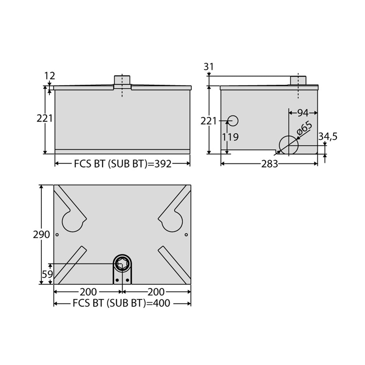 BFT Automation SUB BT - Operator - Electric - Gate Kits