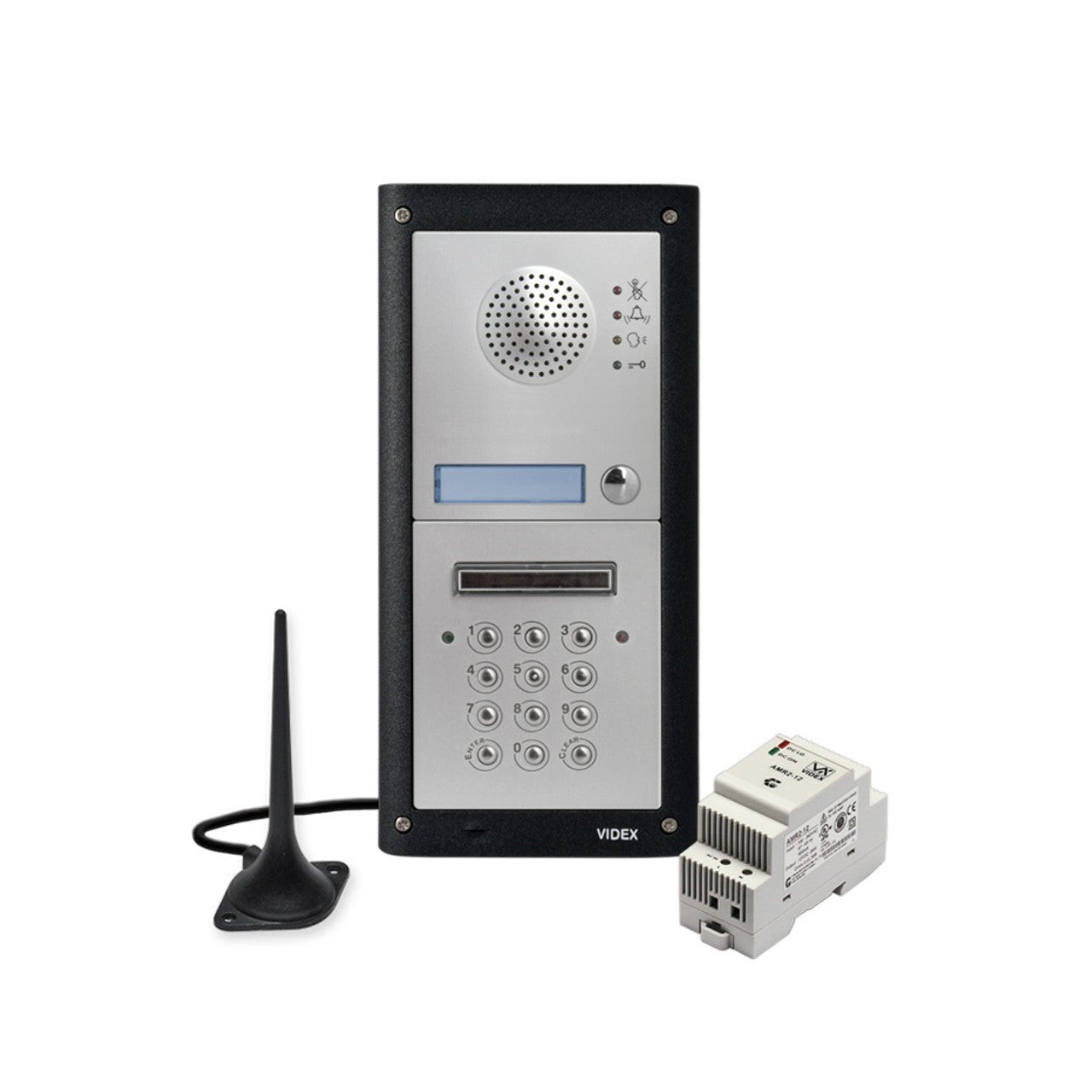 Videx VIDEX 4000 SERIES SURFACE 4G GSM AUDIO INTERCOM WITH KEYPAD - Electric - Gate Kits